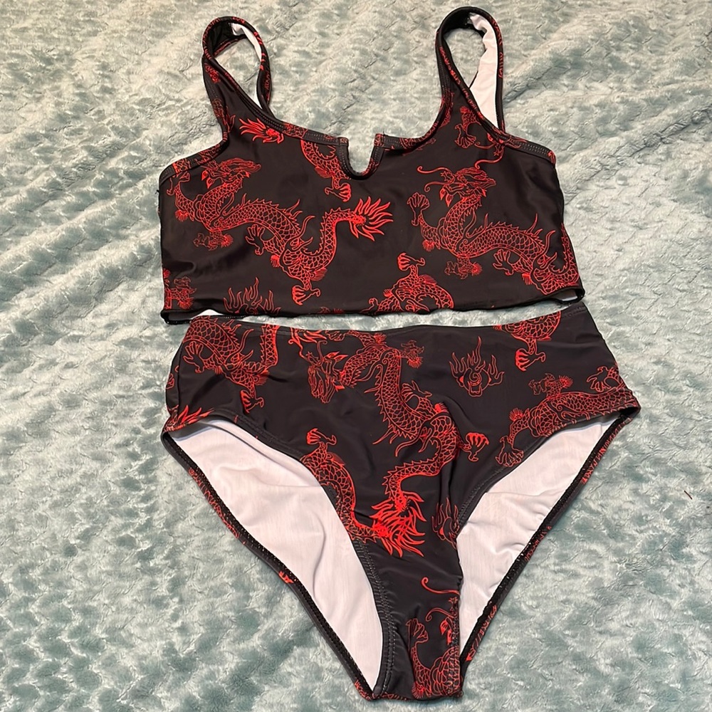 new high-waisted Swimsuit bikini 2-peice